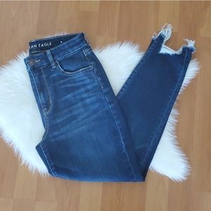 American Eagle curvy hi rise jegging crop 6R